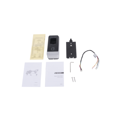 Lector Esclavo HIKVISION DS-K1201A-MF – Huella Digital y Tarjetas MIFARE para Exteriores IP65