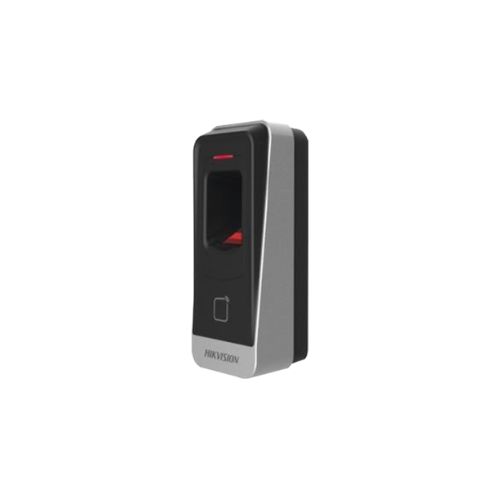 Lector Esclavo HIKVISION DS-K1201A-MF – Huella Digital y Tarjetas MIFARE para Exteriores IP65