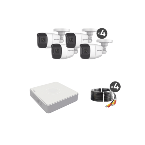 Kit TurboHD 1080P Lite con Audio y Visión Nocturna | Seguridad Profesional