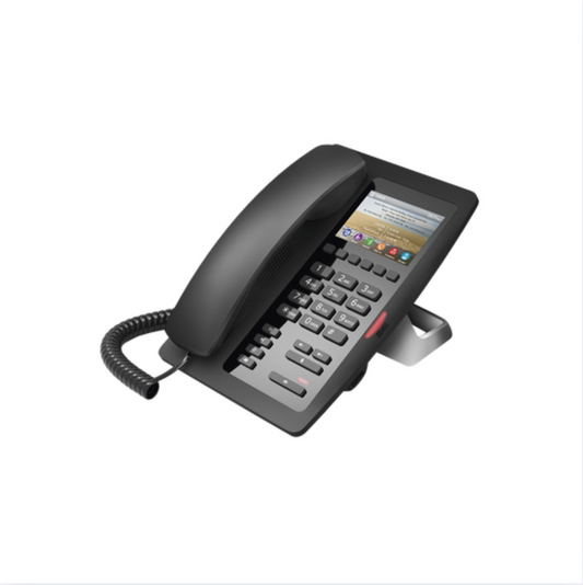 Teléfono IP Hotelero FANVIL H5 | Pantalla LCD a Color de 3.5” | 6 Teclas Programables | PoE Integrado