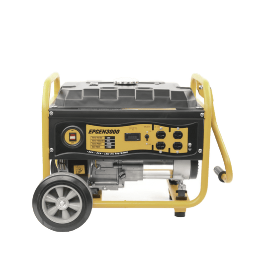 Generador a Gasolina EPCOM 3kW + Jaula con Ruedas para Fácil Traslado